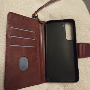 Source Unknown Red Phone Case with Strap S22 Galaxy